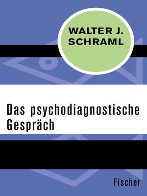 cover image of Das psychodiagnostische Gespräch